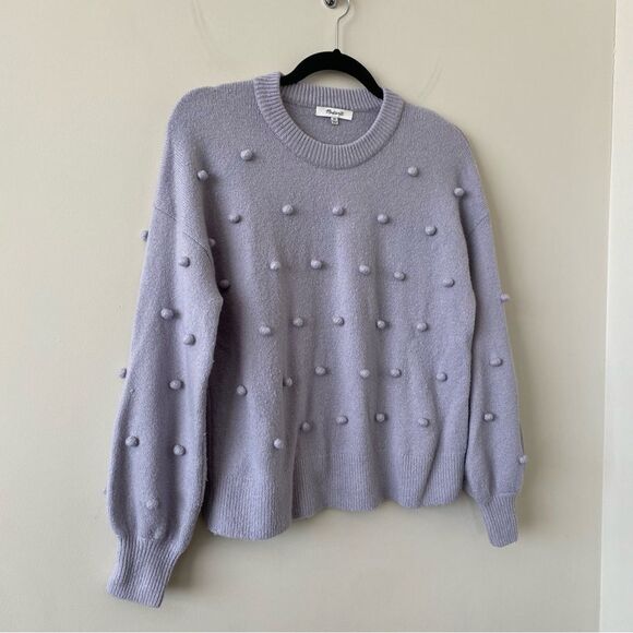 Madewell-Ada Bobble Merino Wool Blend Pullover - Picture 6 of 11